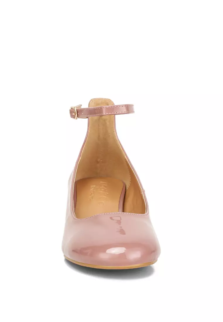 Aldo embellished blush on sale block heeled sandals