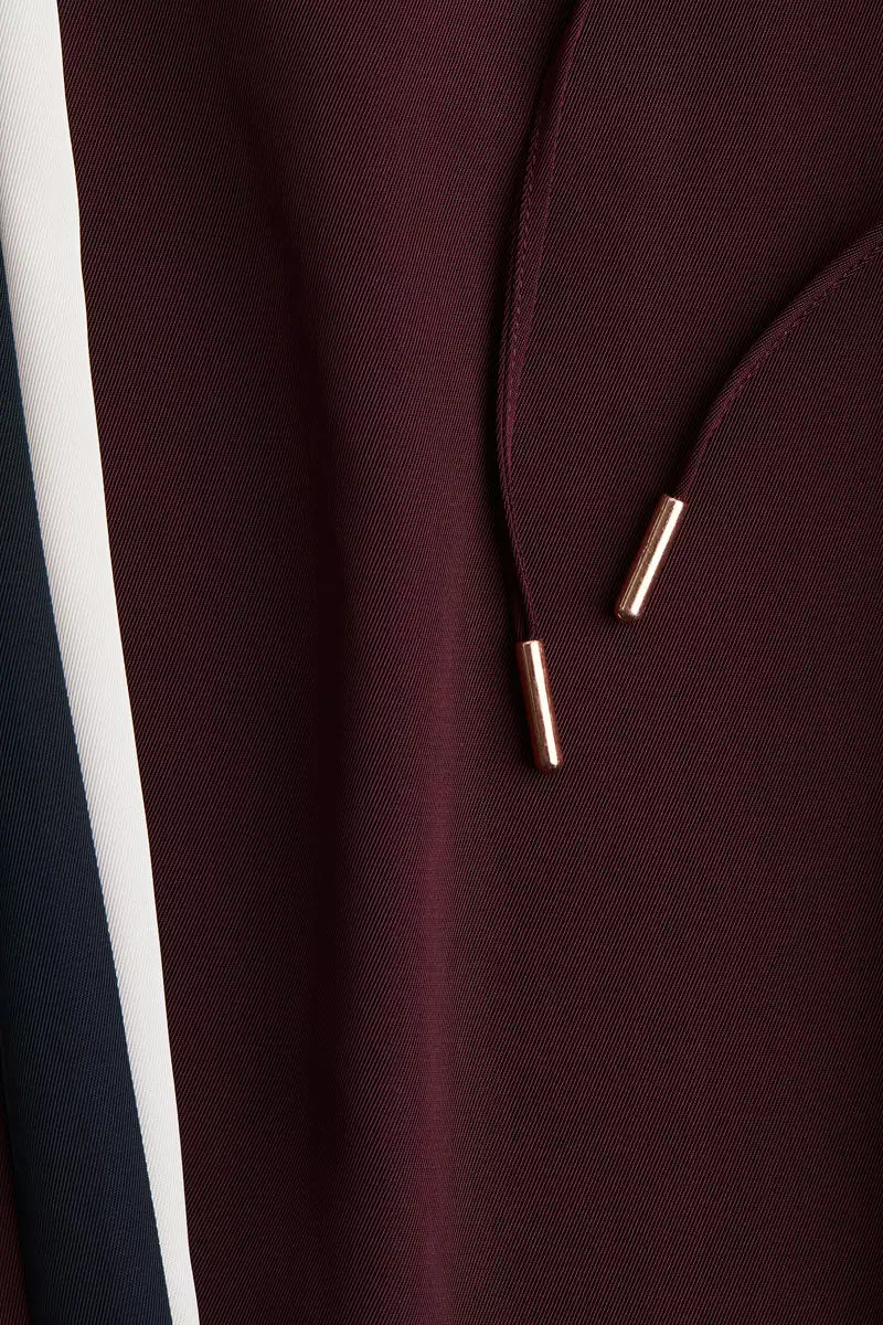 Side-striped track pants