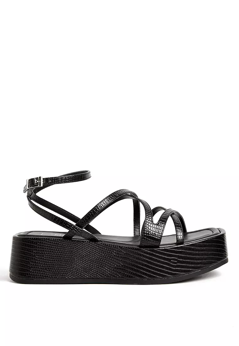 Jual Marks & Spencer Strappy Flatform Sandals Original 2024