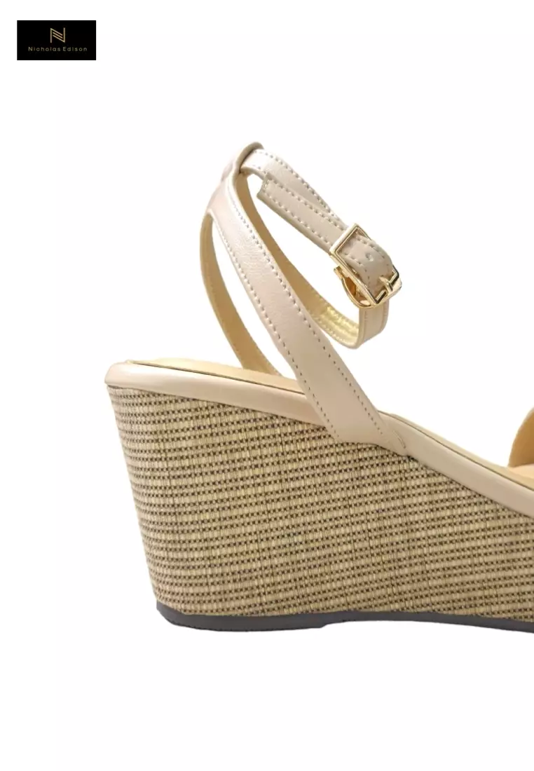 Nicholas Edison Wedge Zafir Beige