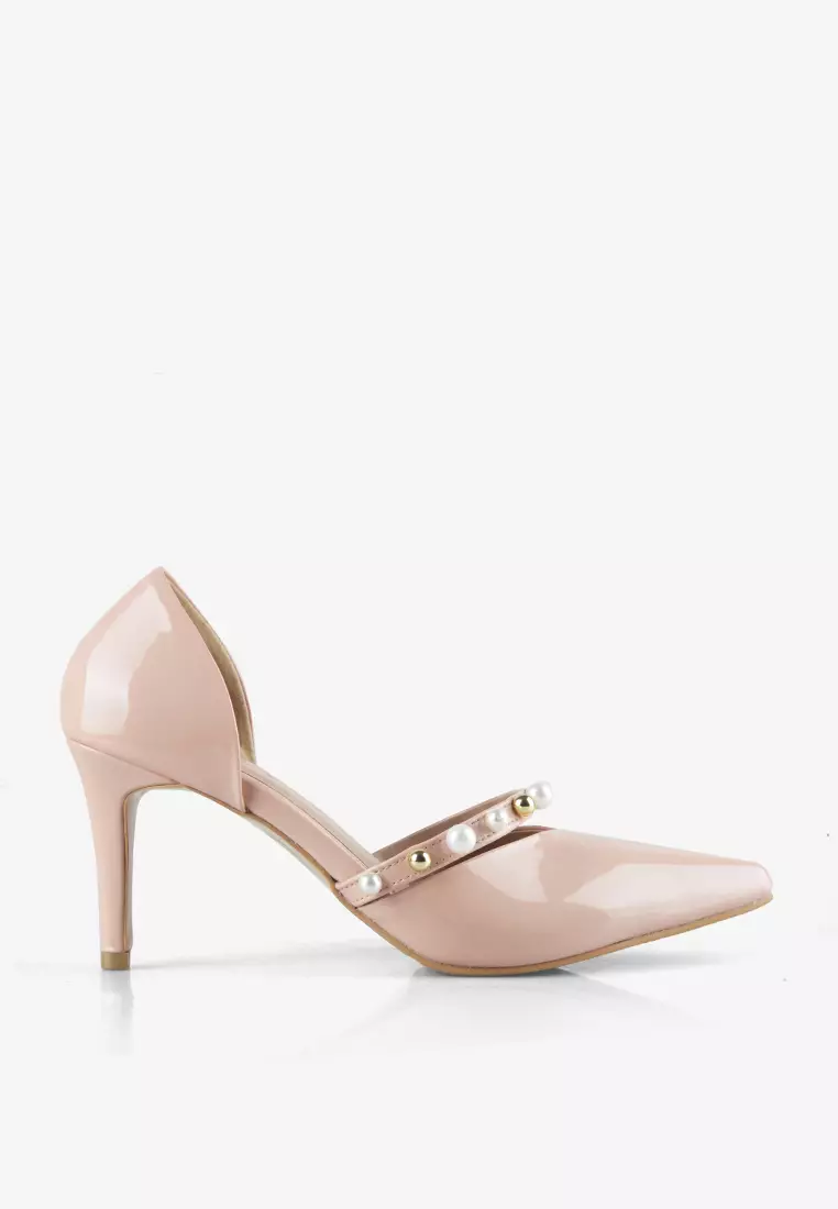Kasia Pump Heels Stiletto with Pearls
