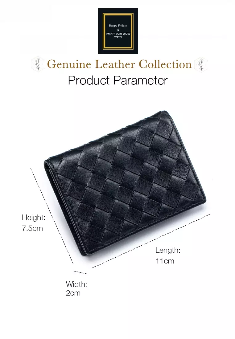 Weave Sheepskin Card Holder Purse JW AN-8822