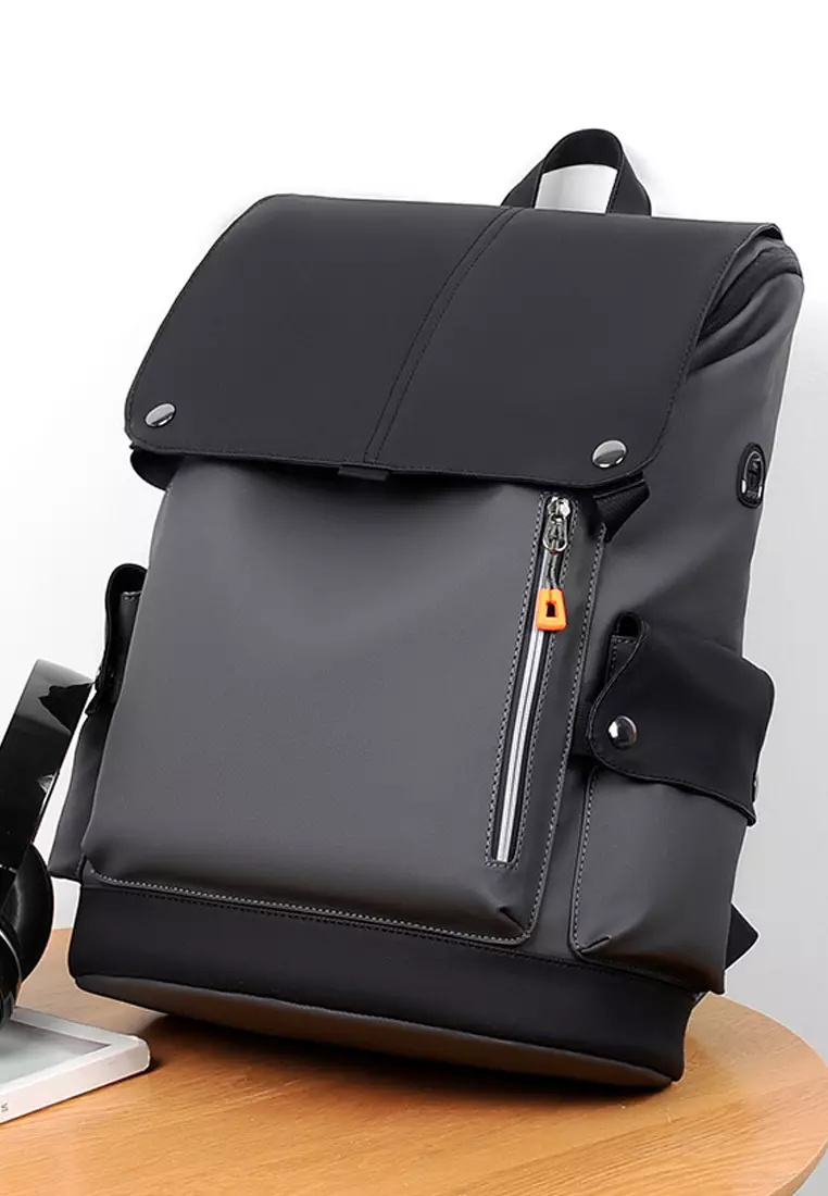 Multi Purpose Faux Leather Travel Laptop Backpack JW GD-PU1969