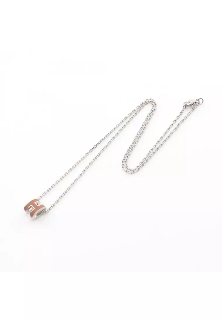 HERMES Mini pop ash Gold Plated Pierce Gold x Black
