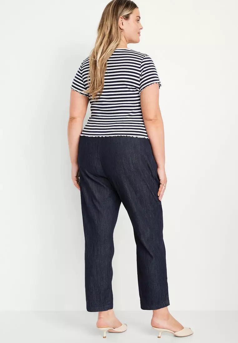 High-Waisted Billie Straight Trouser