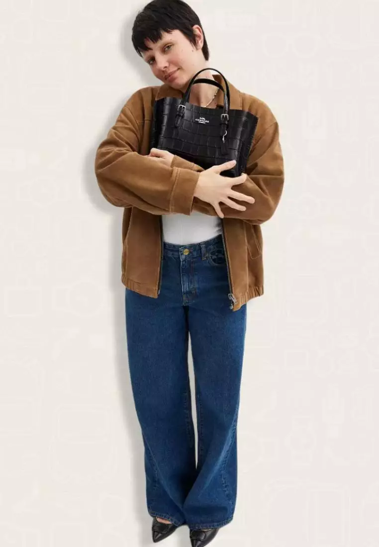 Coach Mollie Tote Bag 25 Black