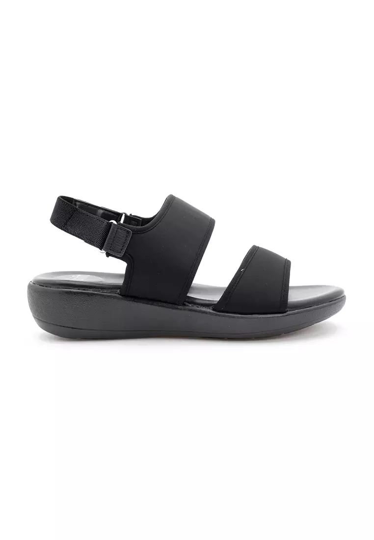 Tommy hilfiger neoprene flatform best sale mule sandals