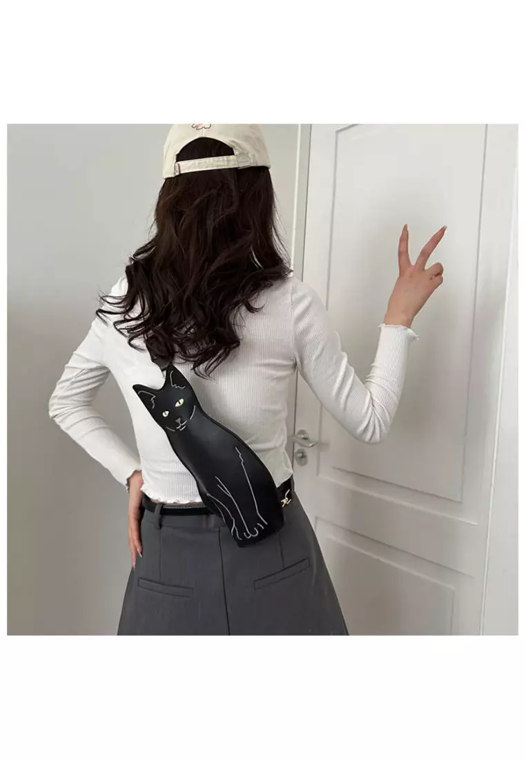 Cute kitten chest bag