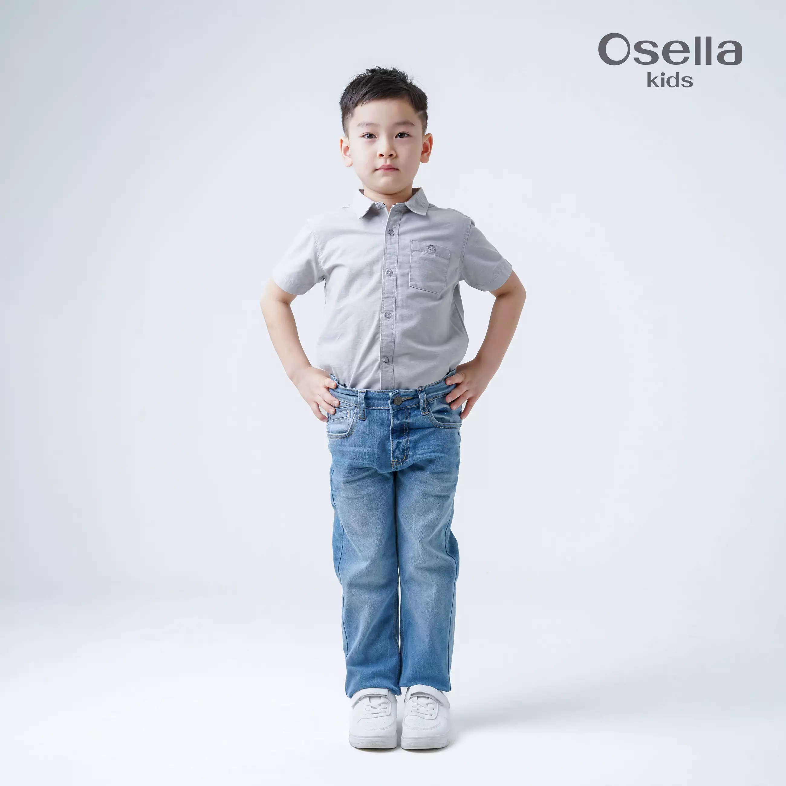 Osella Kids Warren Regular Denim Long Pants 128O6601A1 | Celana Jeans Panjang Anak Laki Laki