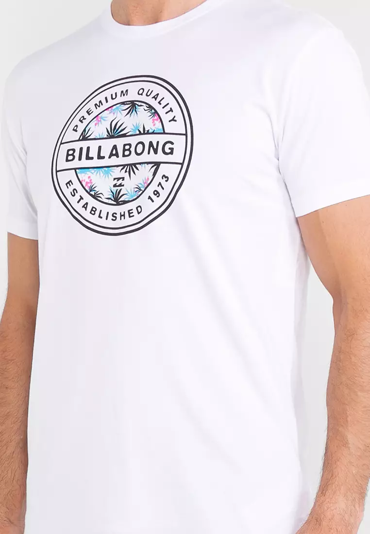 Billabong Mens Long Sleeve Premium Logo Graphic TEE T-Shirt, Unity Dark Gre - 4