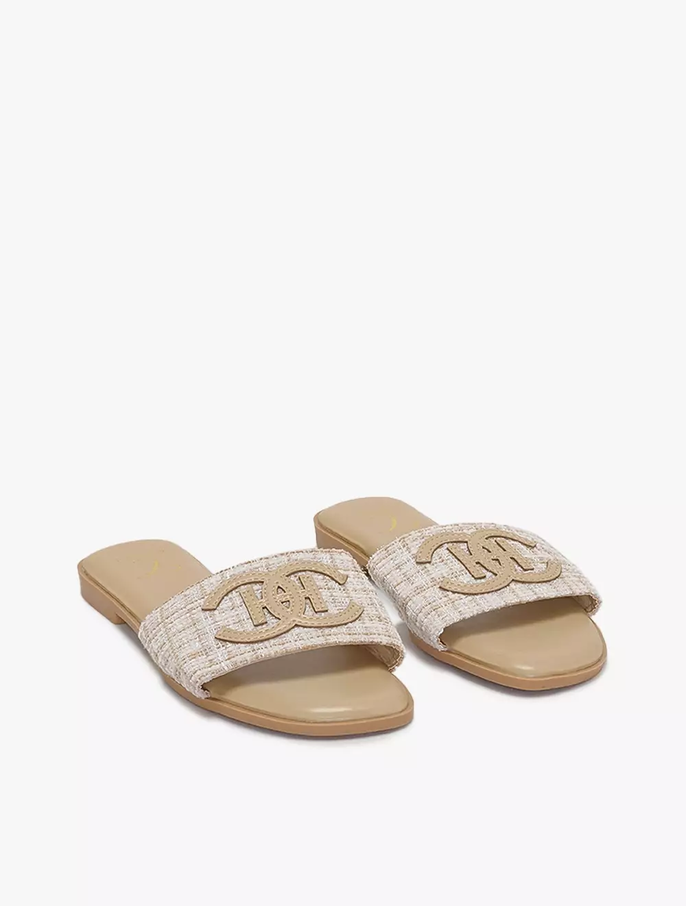 Payless Chrissie Womens Zuri Flat Sandals - Beige_05