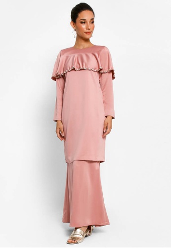 Kurung Melisa in Dusty Pink from BETTY HARDY in Pink