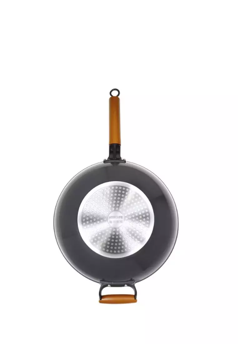 Buy ASD ASD HITECLIFE 32cm DieCast Induction Non Stick Wok Pan with