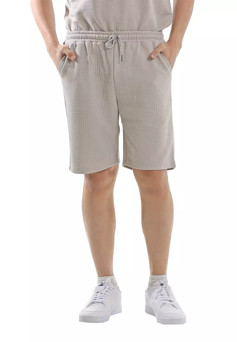 Forest Seluar Lelaki Pendek | Forest Jacquard Elastic Waist Short Pants Men - 665111