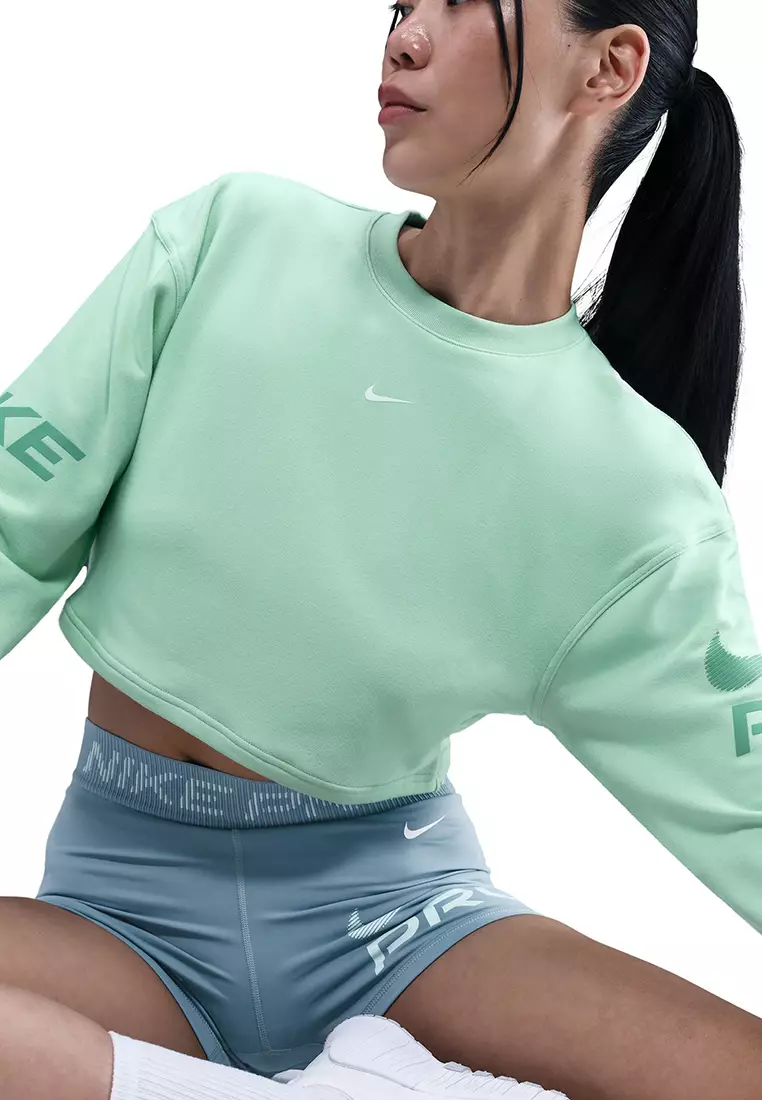 Nike Pro Dri-Fit Flc Crew Tt Grx