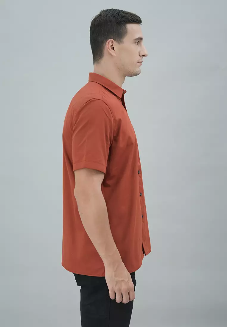 LGS - Lucas Collection - Kemeja Casual Pria Regular Fit - Katun - Lengan Pendek - CSH.271.S1097