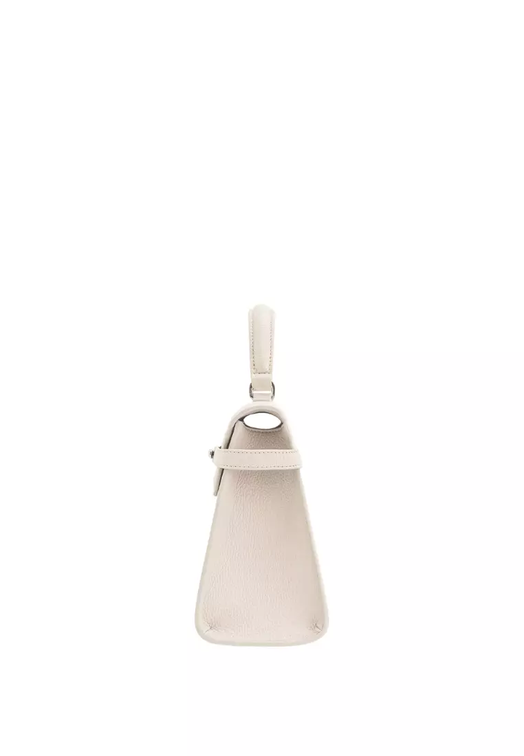 Elise Large Top Handle Bag - White
