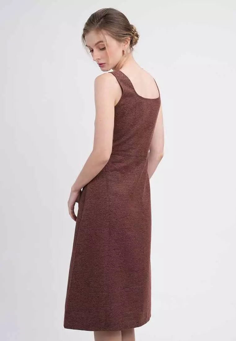 Leah Tweed A-Line Pocket Dress