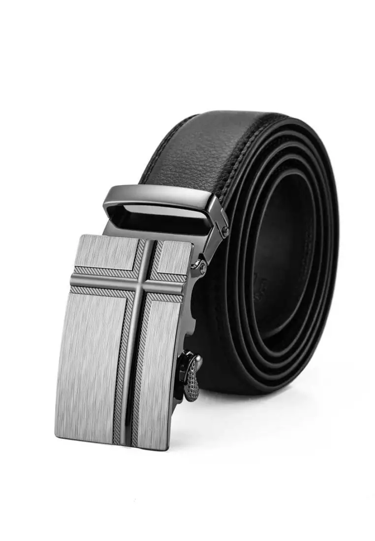 Jual Hamlin Jamar Tali Ikat Pinggang Pria Gesper Luxury Automatic Buckle  Desain Elegan Material Leather ORIGINAL - Black Original 2023