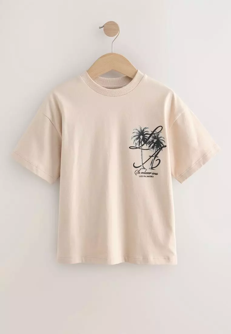 Relaxed Fit Short Sleeve Graphic T-Shirt