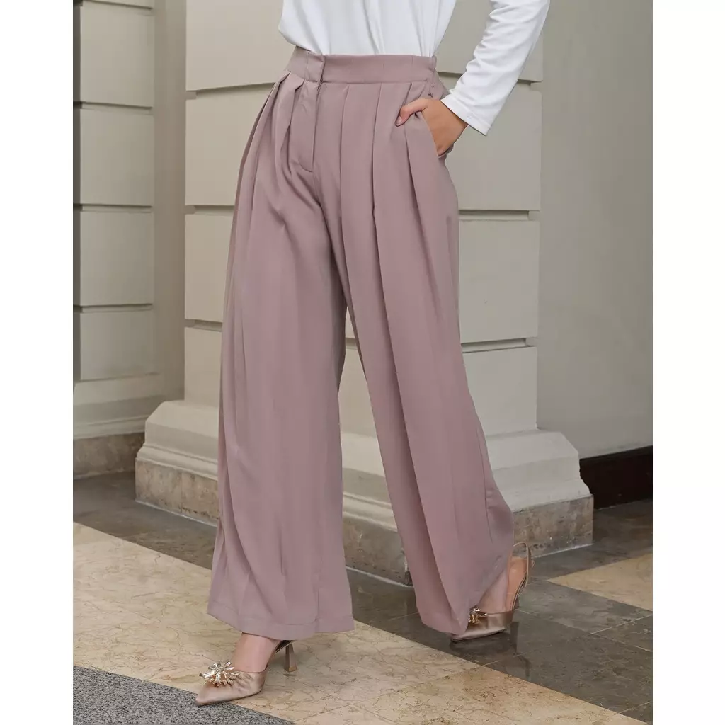 Geulis.id EDNA PANTS (3 warna) Bottom - MOCCA