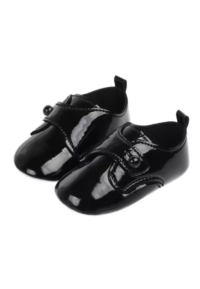 Discount on Raising Little  shoes - SKU: Fantre Shoes - Black