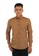 UA BOUTIQUE brown Long Sleeve Chromatic Shirt UAPLS01-085 (Brown) E75C5AA5F5BAC9GS_1