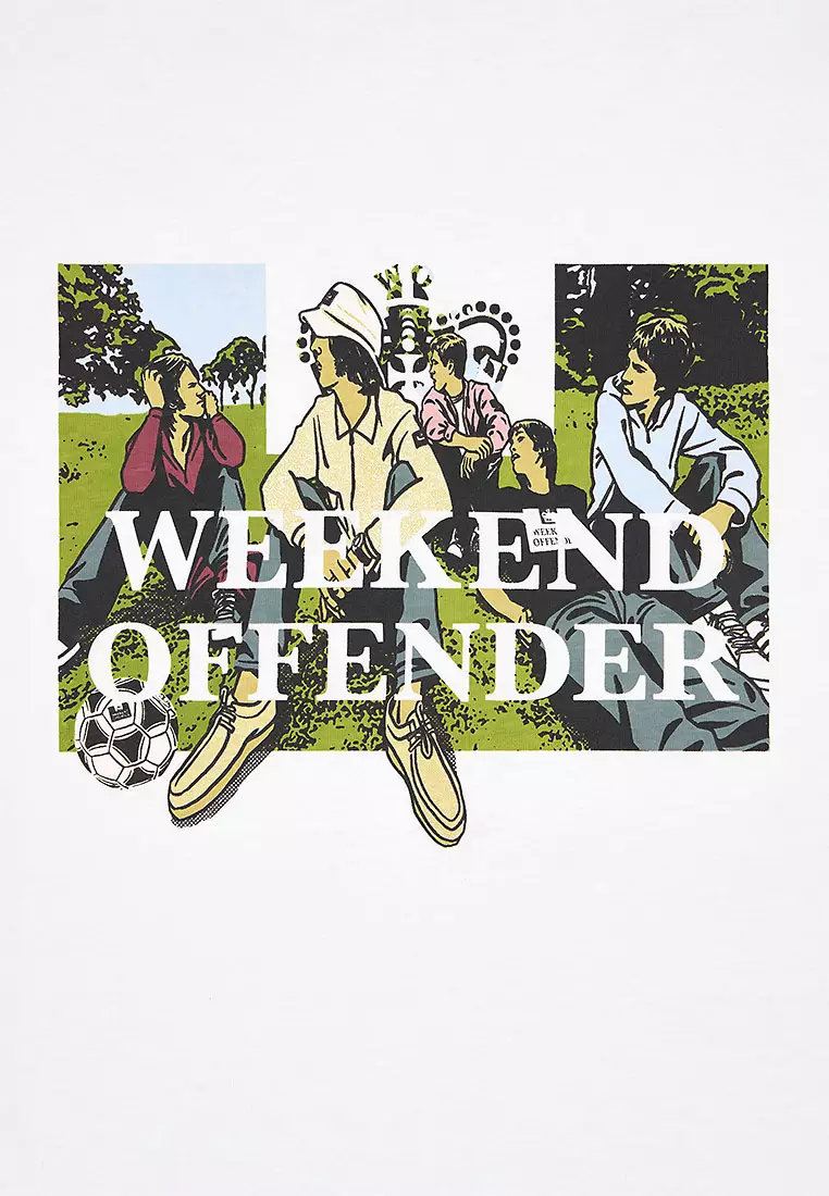 MENS WHITE HYMNS GRAPHIC TEE