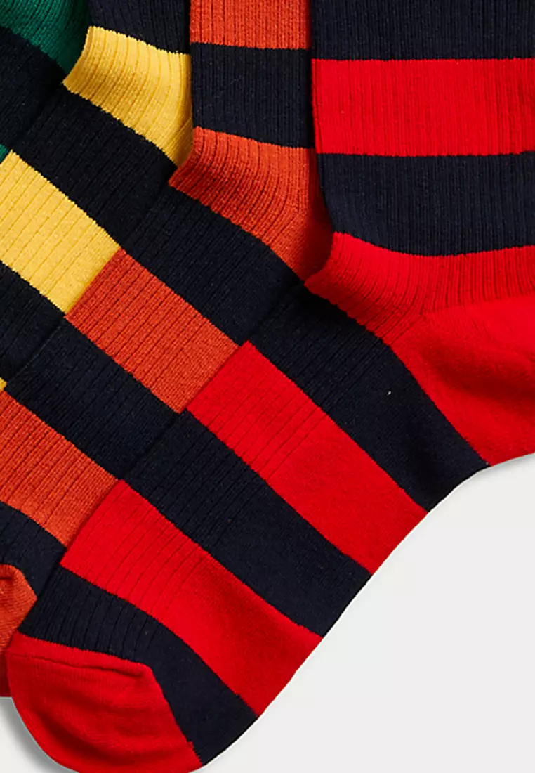 5pk Cool & Fresh™ Striped Cotton Rich Socks