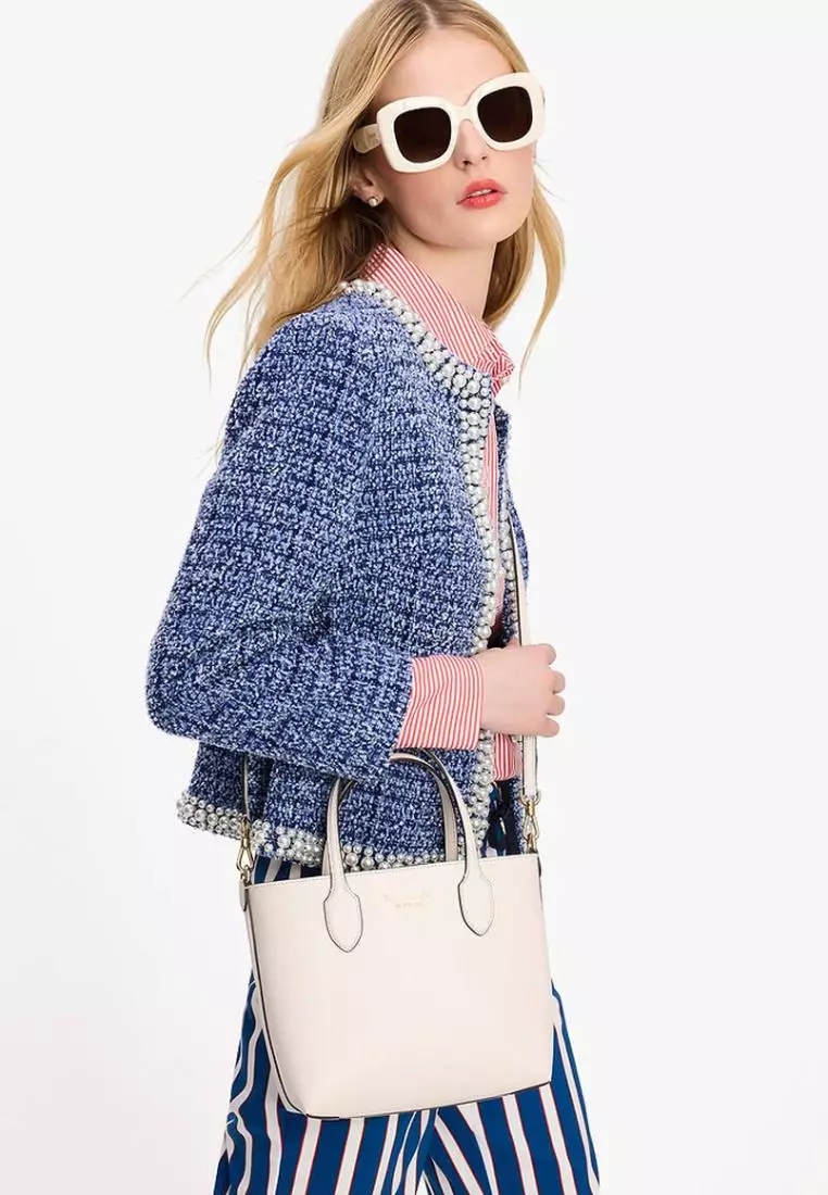 Kate Spade Bleecker Medium Crossbody Tote Cream