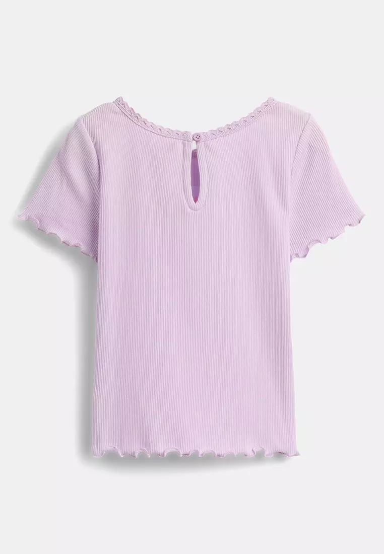 Baby & Toddler Embroidered Ice Cream Rib Top