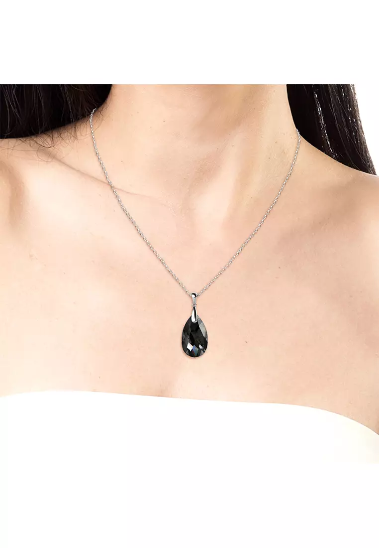 Raindrop Pendant SINI WG - Kalung Crystal Swarovski by Her Jewellery