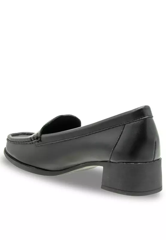Block Heel Loafers