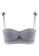 ZITIQUE grey Women's Latest Beautiful Demi-cup Lingerie Set (Bra And Underwear) - Grey E23ADUS099A3BBGS_2