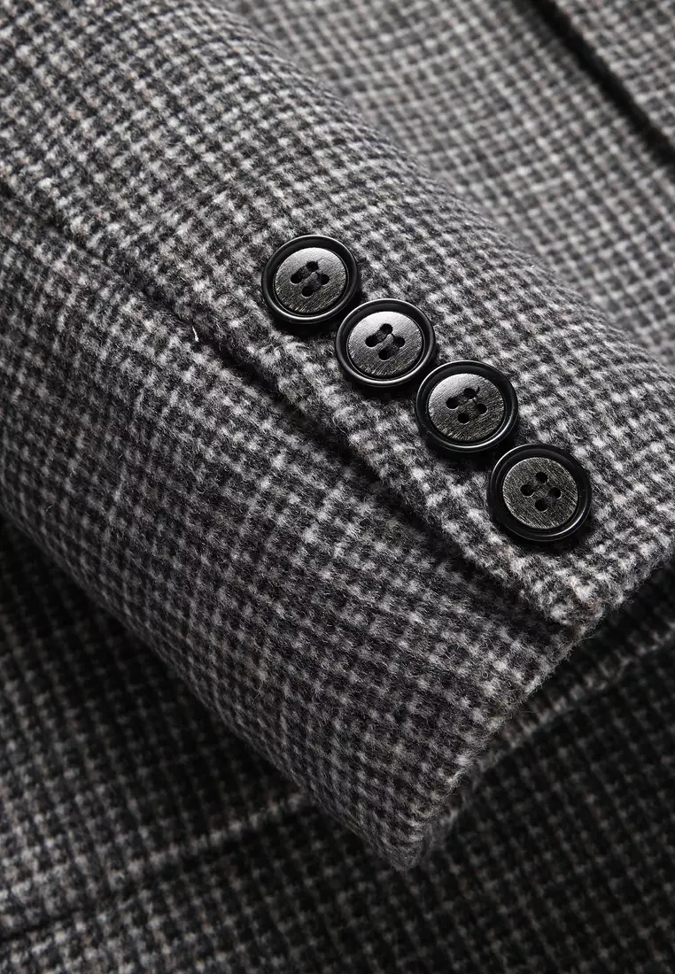 Casual Slim Wooled Suit 8819