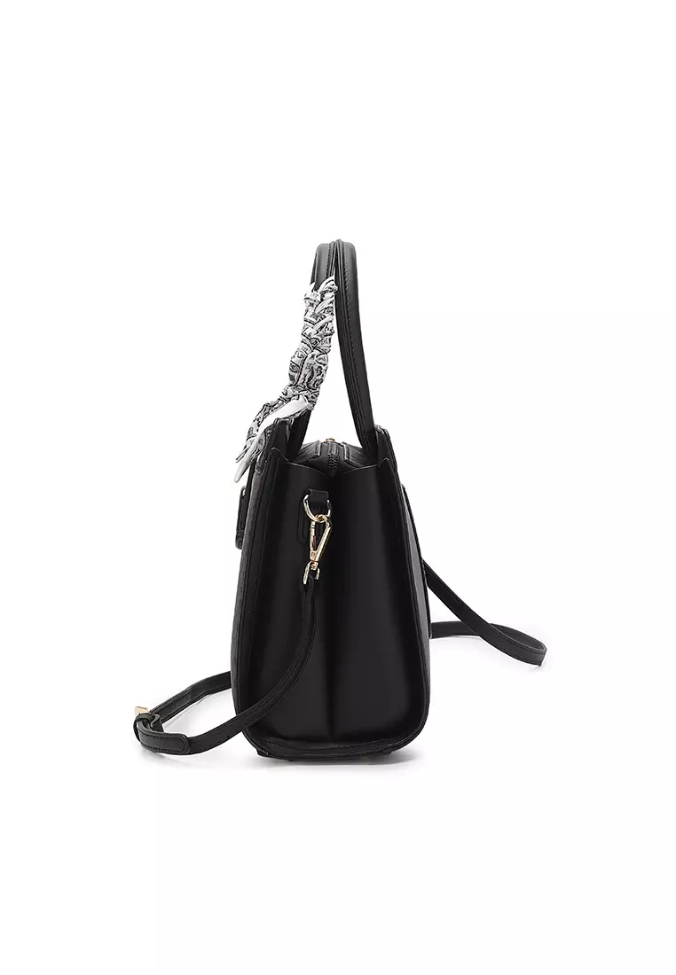 Women's Top Handle Bag / Sling Bag / Crossbody Bag (Tas Selempang / Tas Tangan) - Hitam