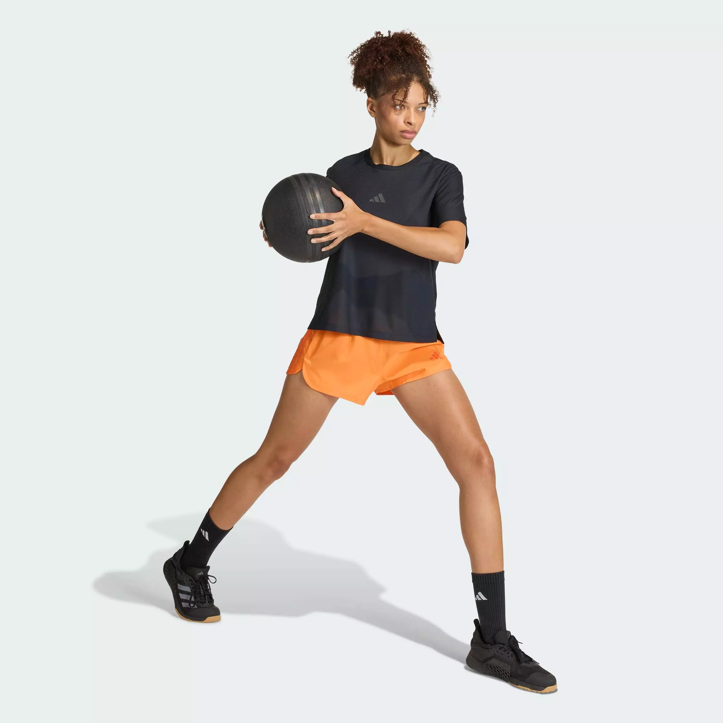 Gym & Training & Tennis & Padel Tennis 3D Cooling Intensity T-Shirt Women Black JZ5633