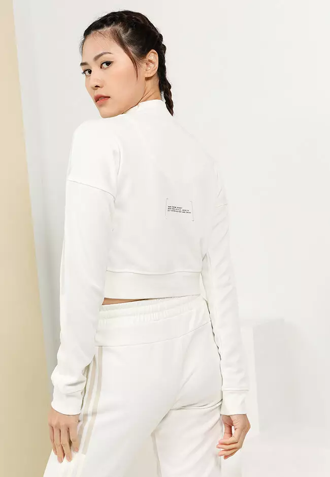 cropped track top