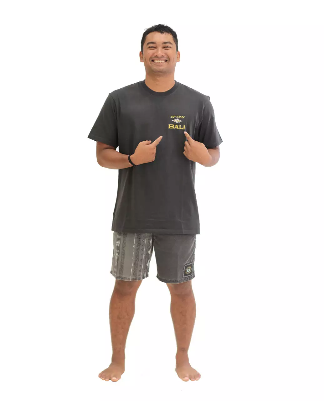 Rip Curl Men Bali Kalarau Tee - Washed Black