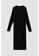 DeFacto black Long Sleeve Midi Dress DC952AAB45D9A6GS_4