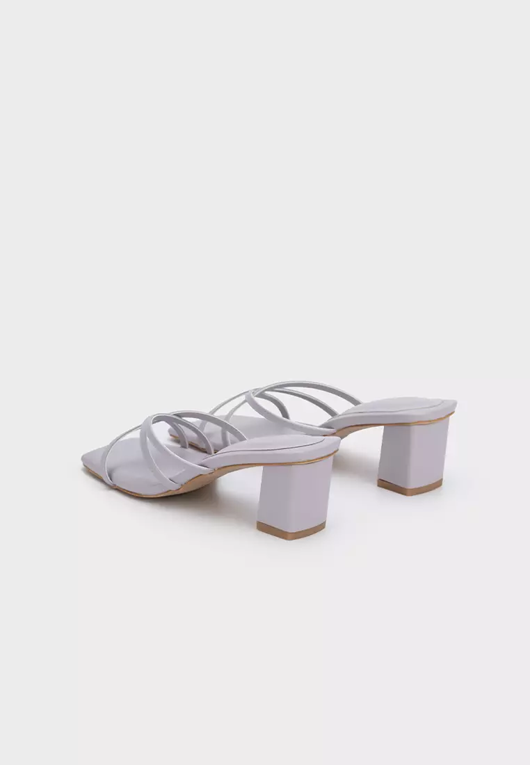 STRAPPY CLOUDFOAM CHUNKY HEEL SLIDE