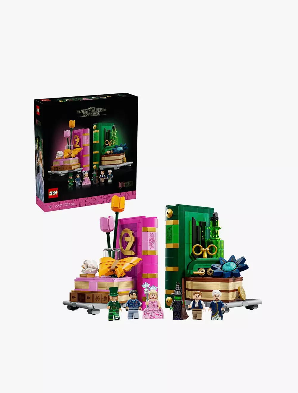 LEGO® Wicked Glinda & Elphaba Bookends - 75691