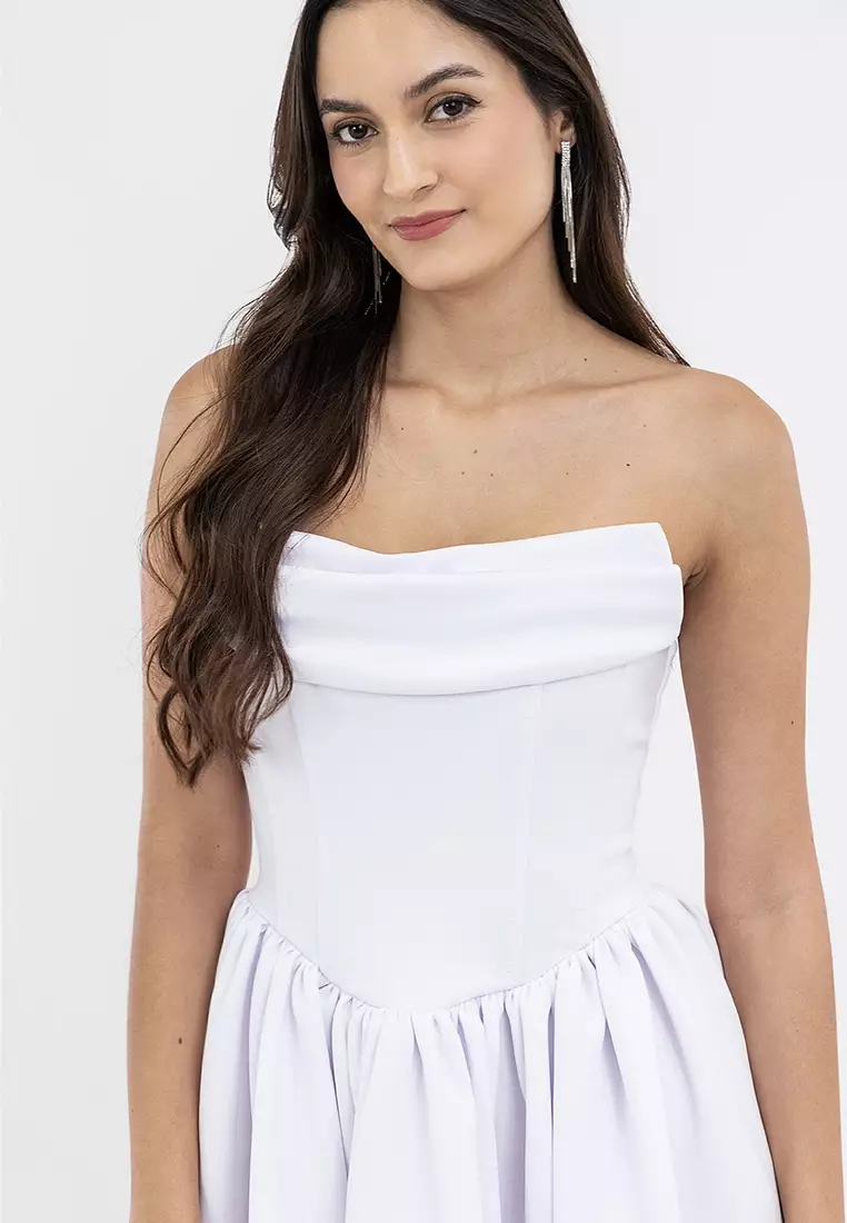 Kayla Strapless Corset Mini Dress