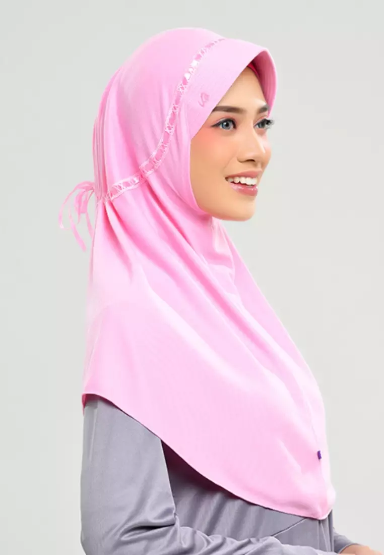 RABBANI - Kerudung Sekolah Instan Hemy KAA S - Rose
