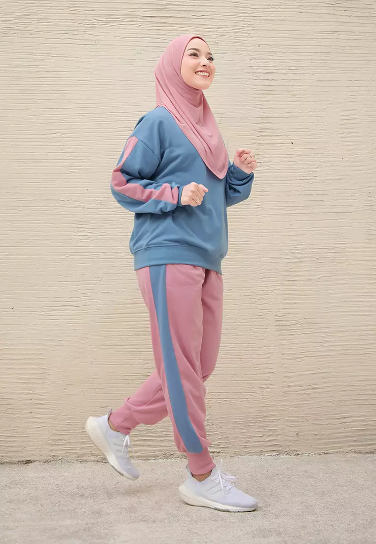 Zelena - Fairy Training Set | Setelan Olahraga Lengan Panjang - Blue Candy