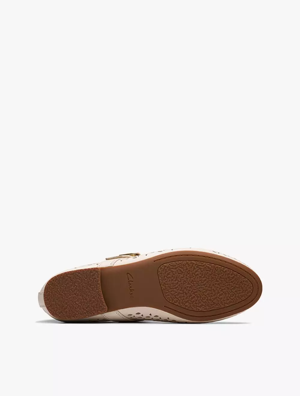 Clarks Fawna Jane Cream Leather