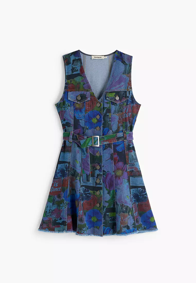 DENIM MINI DRESS