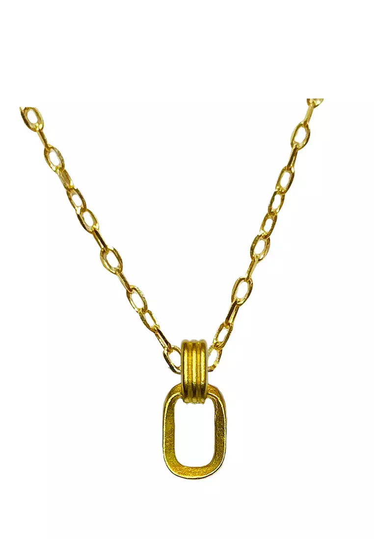 Gold plated 2024 chain and pendant