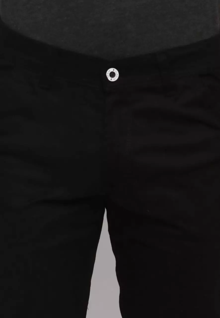 Celana Pria Panjang Chinos Hitam Slimfit
