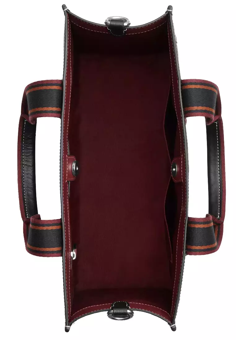 Smith Tote Bag In Signature Canvas in Brown/ Multi CN058